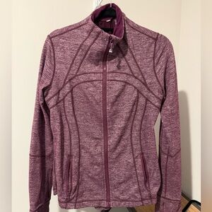 Lululemon Women’s Define Jacket Size 12 Heathered Wine Burgundy Plum